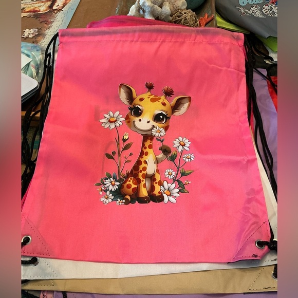 Hand pressed Drawstring Backpack, BN - Picture 1 of 2